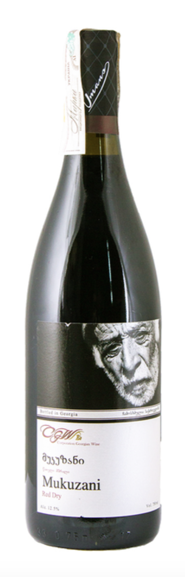 Вино Mukuzani черв сухе 0.75л ТМ Umano 12,5%